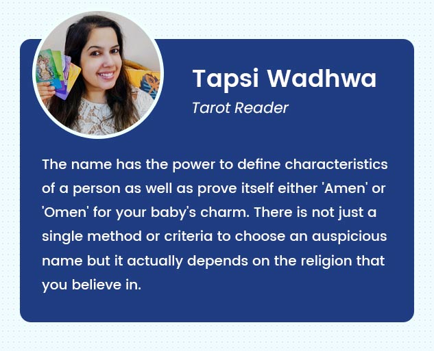 Tarot reading baby naming
