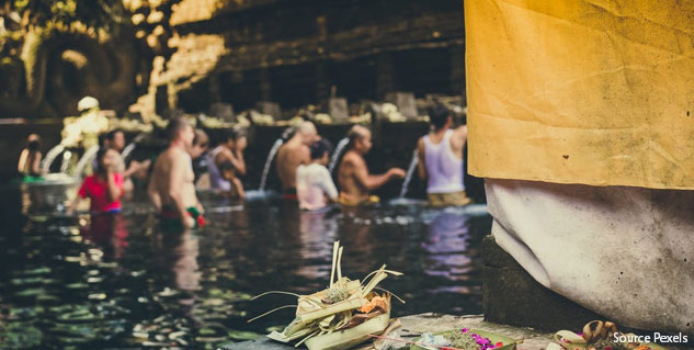 Bathing in river causes diseases