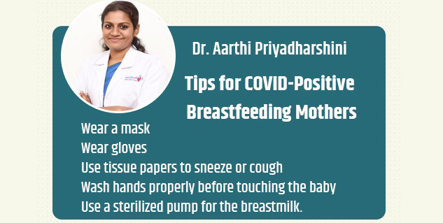 Can a mother breastfeed if she has COVID