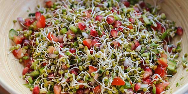 sprouted moond salad