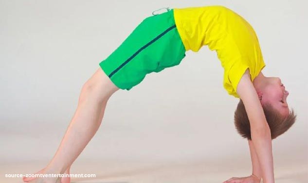 Chakrasana for children