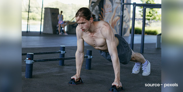 Push ups to online tone chest