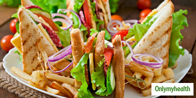 healthy palak sandwich