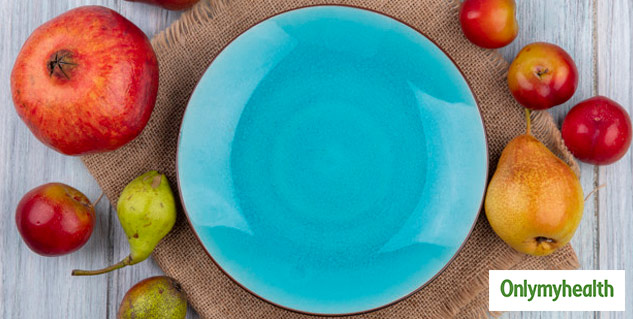 eating in a small plate