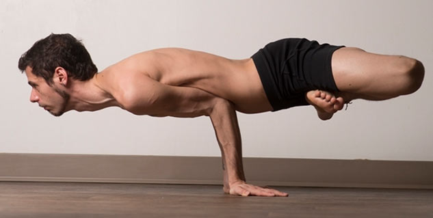 Nude yoga
