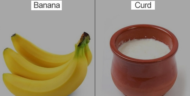 curd and banana to weight gain