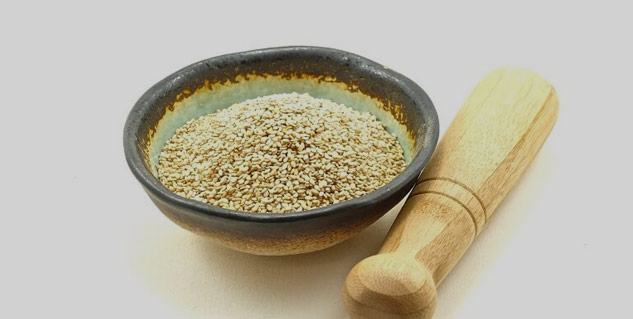 white sesame seeds