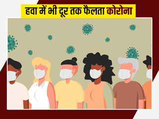 हवा में 6 फीट से ज्यादा ऊपर तक फैल सकता है कोरोना का वायरस, CDC ने लोगों को किया सचेत