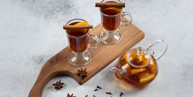 cinnamon and mint drink