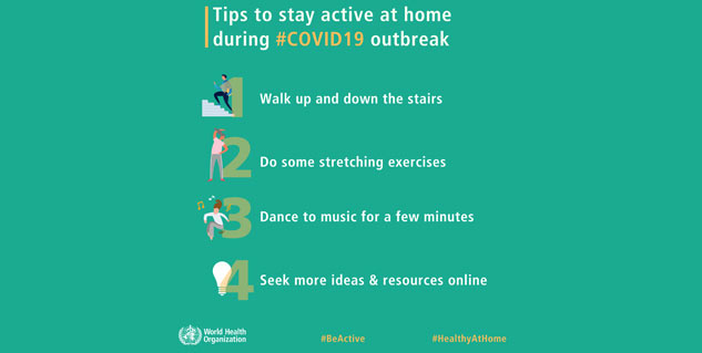 Stay active at home during Covid-19