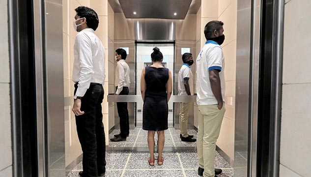 lift use in corona