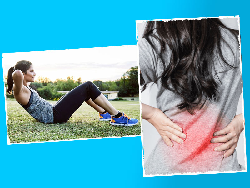 सिट-अप्स (sit-ups) करते समय होता है पीठ दर्द तो इन 5 तरीकों से पाएं तुरंत आराम