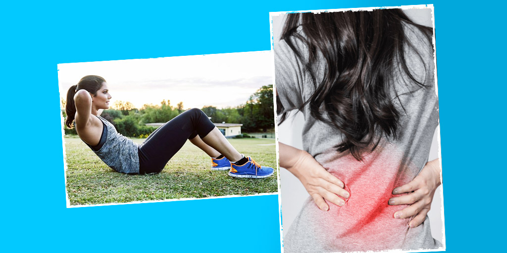 How To Prevent Back Pain While Doing Sit Ups सिटअप्स (situps) करते