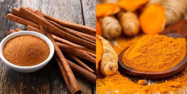 turmeric and cinnamon 