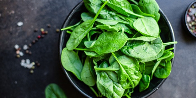Spinach is a very good source of iron