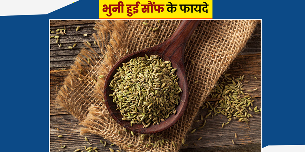 Roasted Fennel Seeds Benefits in Hindi भुनी हुई सौंफ के फायदे