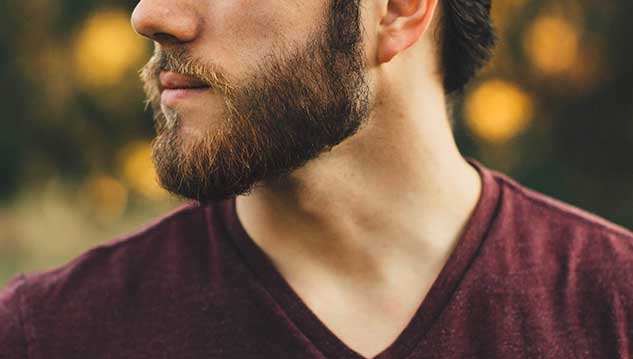 clean beard
