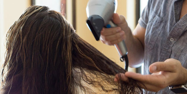 blow dry