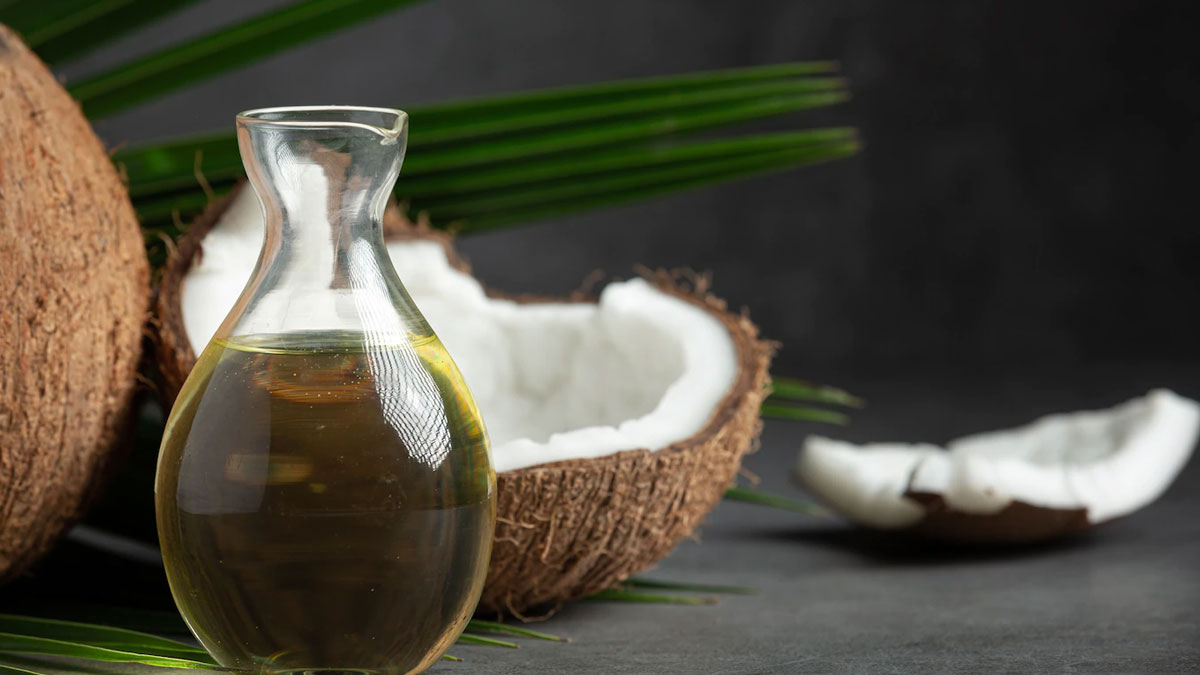 Coconut Oil in Belly Button