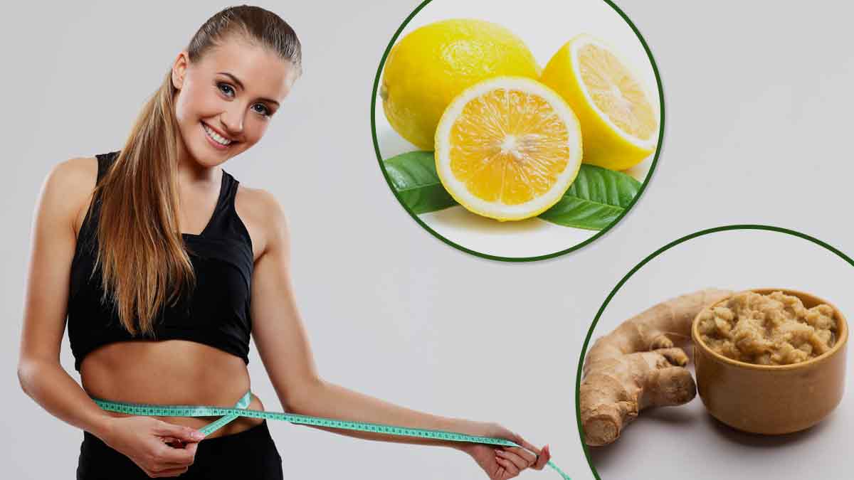 ginger and lemon juice for weight loss in hindi OnlyMyHealth