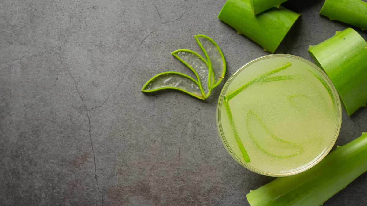 aloe vera for open pores