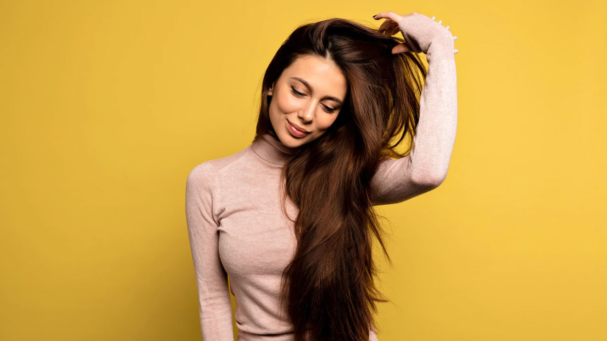 curd on hair