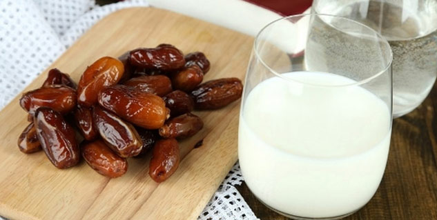 dates and milk