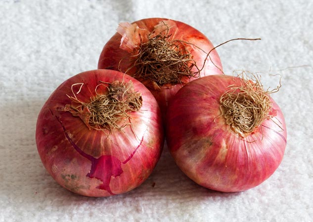 Onion juice helps in preventing hair loss
