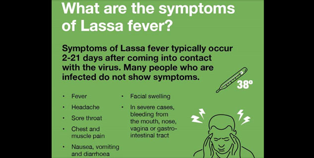 lassa fever symptoms