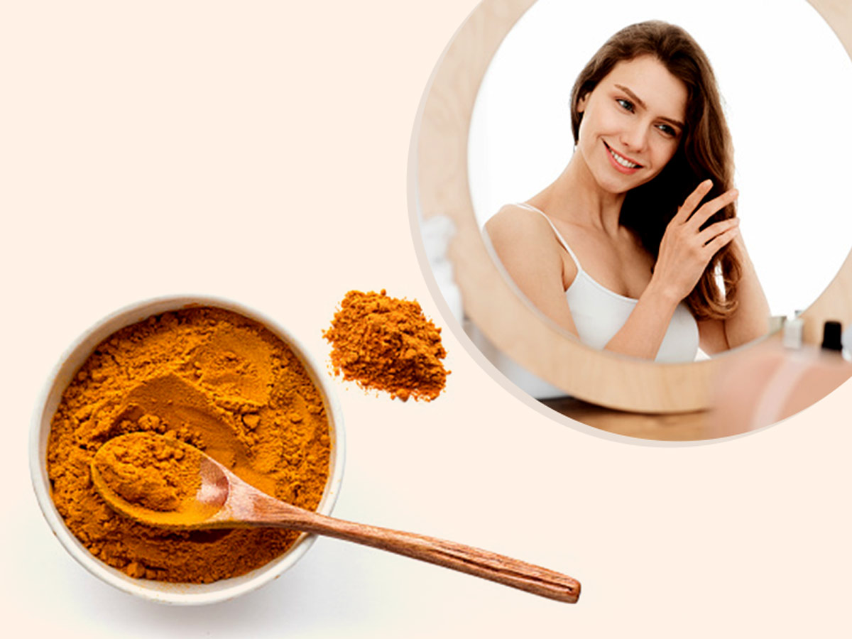 Turmeric hair mask is beneficial for hair