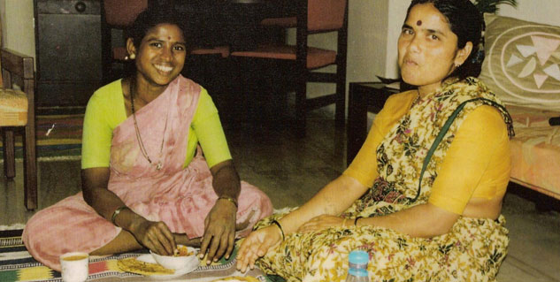 sitting on floor while eating