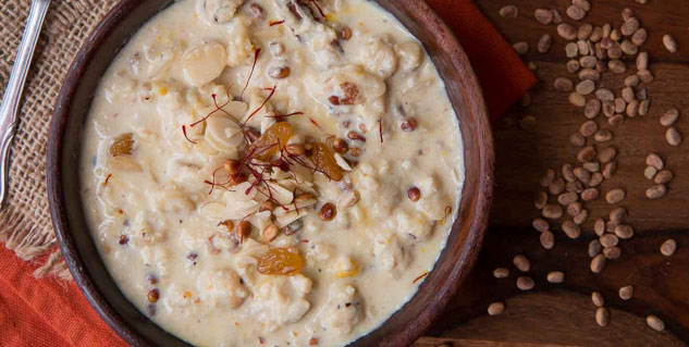 chironji makhana kheer