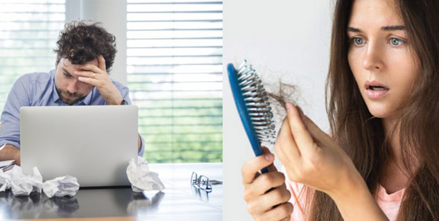 stress hair loss