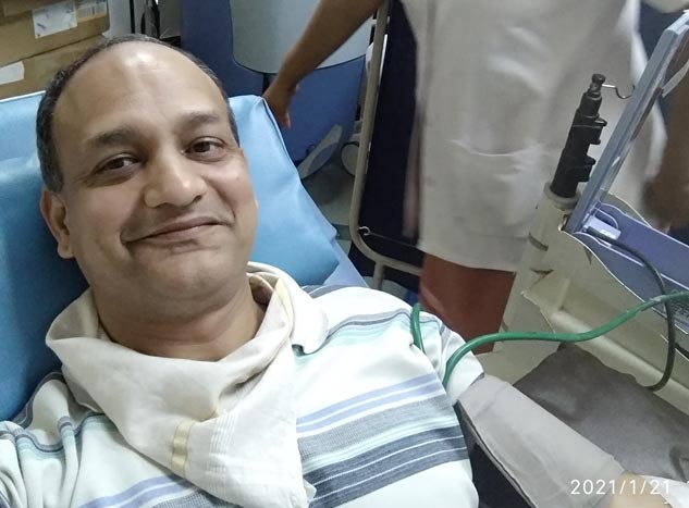 Ajay Munot plasma donation