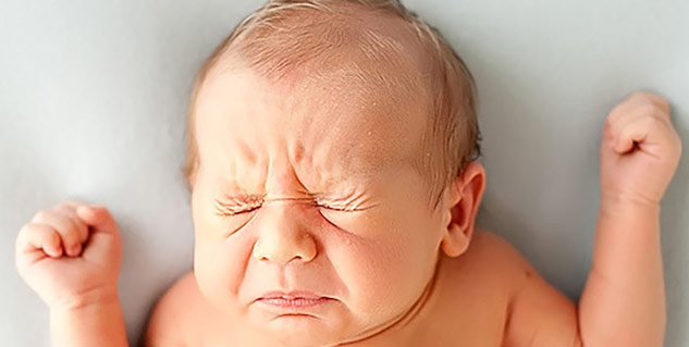 newborn sneezing