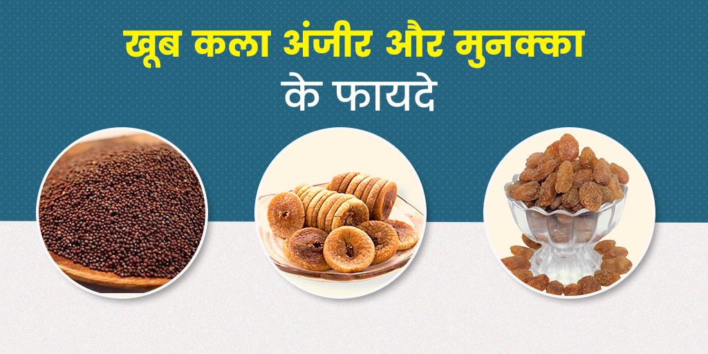 Khubkala Dry Figs and Munakka Benefits in Hindi खूब कला अंजीर और