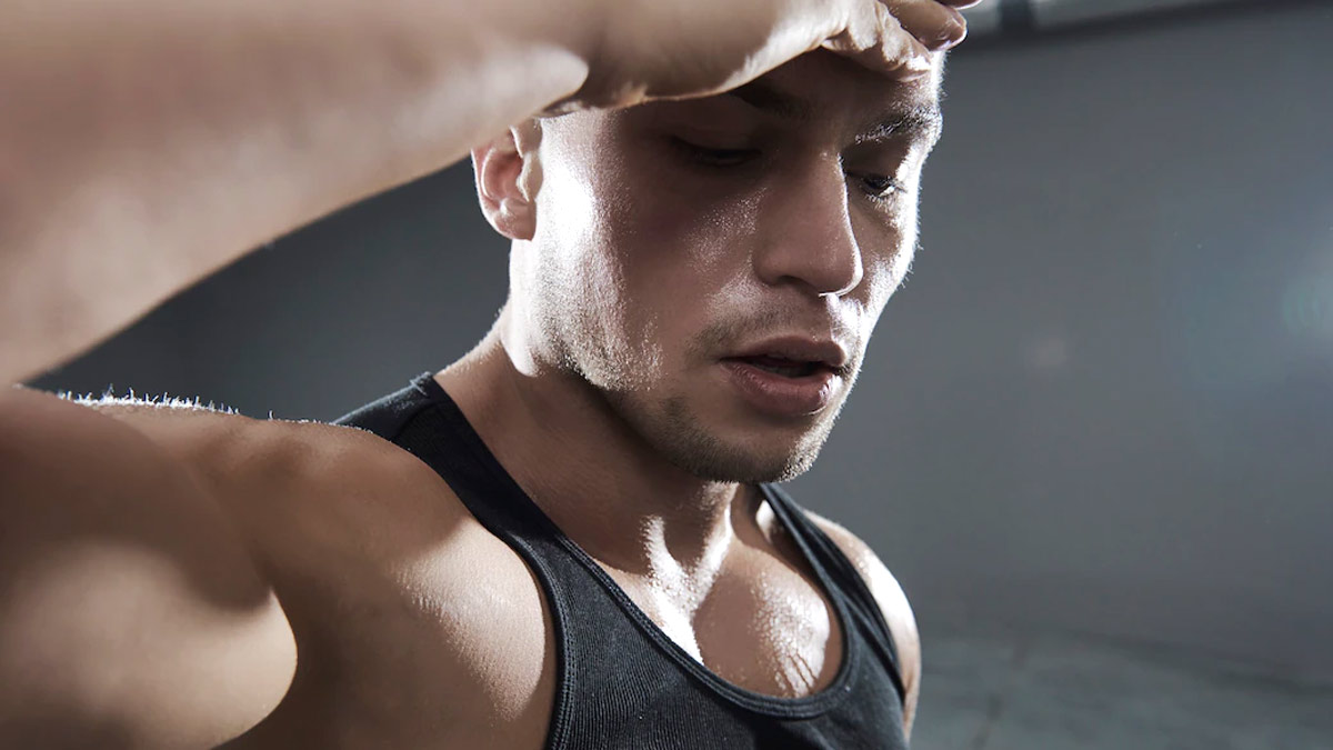 sweating after drinking alcohol