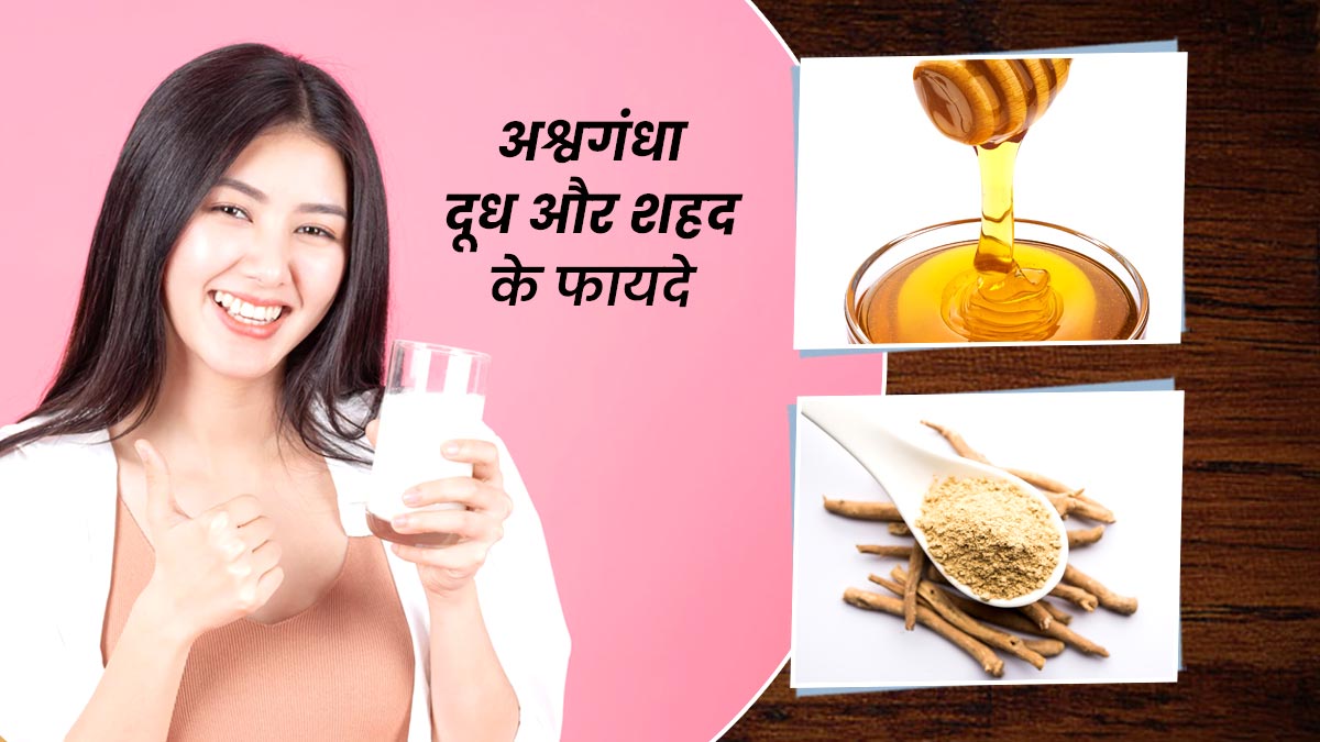 अश्वगंधा, दूध और शहद का करें एक साथ सेवन, मिलेंगे 5 जबरदस्त फायदे