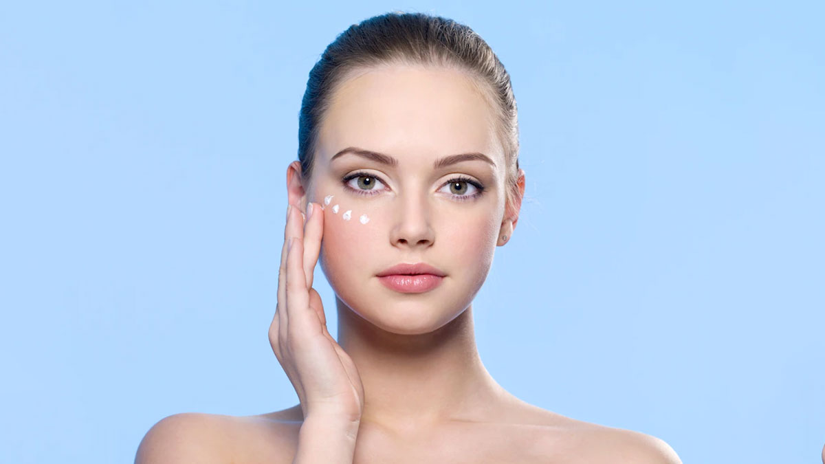 applying serum