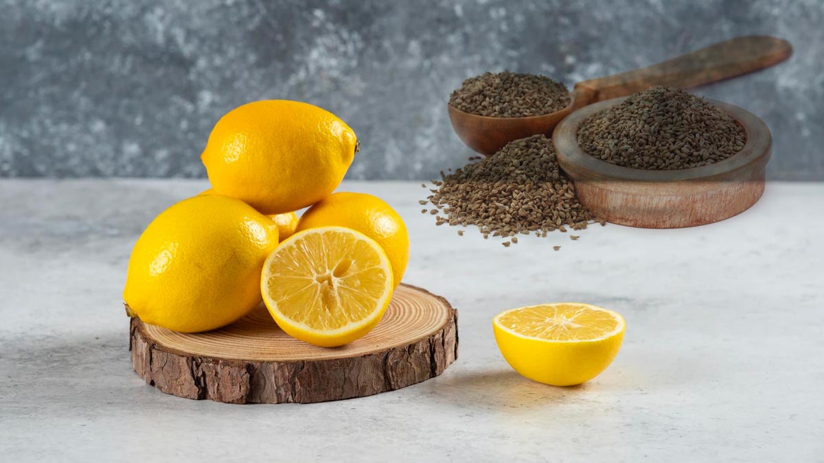 ajwain lemon water benefits