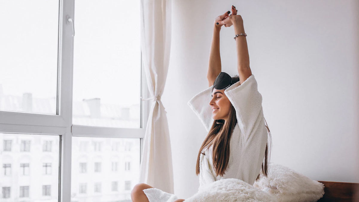 Sleeping With Eye mask