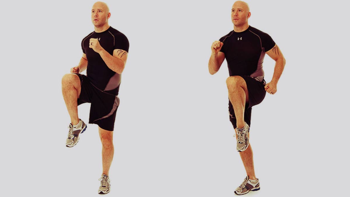 high knee exercise