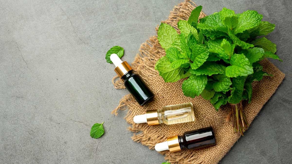 mint oil for headache