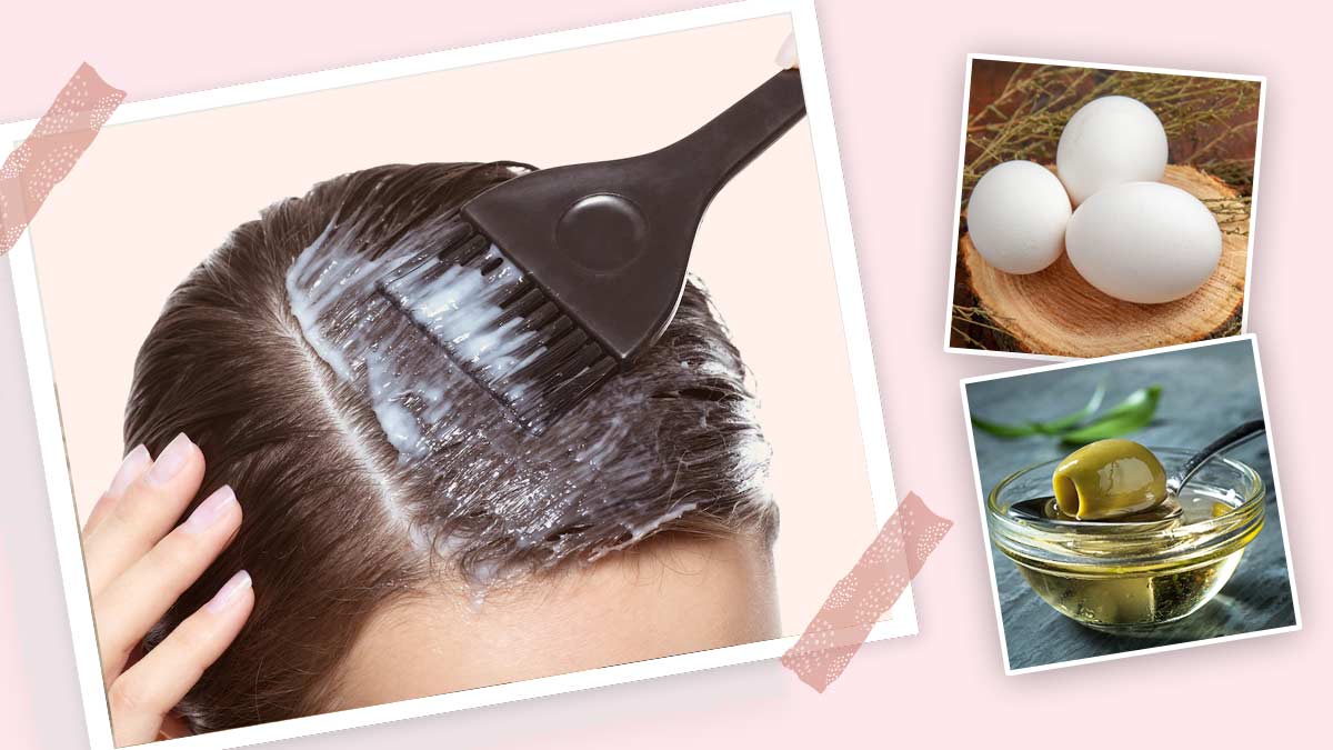 बालों के लिए अंडे और ऑलिव ऑयल का हेयर मास्क | Hair Mask At Home in Hindi  With Egg And Olive Oil