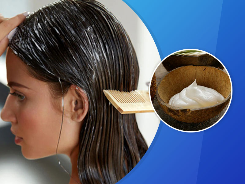 कोकोनट हेयर स्पा क्रीम के फायदे, घर पर बनाने का तरीका | Coconut Hair Spa at  Home in Hindi