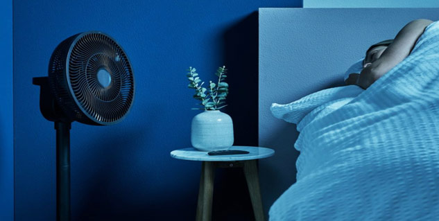 sleeping with fan on in hindi