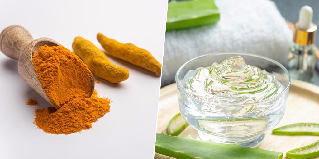 स्किन के लिए एलोवेरा और हल्दी के फायदे Aloe Vera and Turmeric for