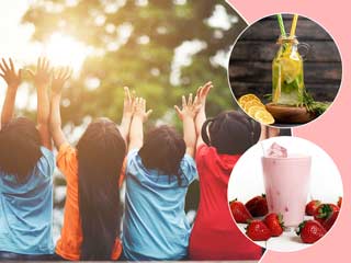 गर्मियों में बच्चों को हाइड्रेट रखने के लिए दें ये 5 ड्रिंक्स, शरीर को मिलेगी ठंडक और कई अन्य फायदे