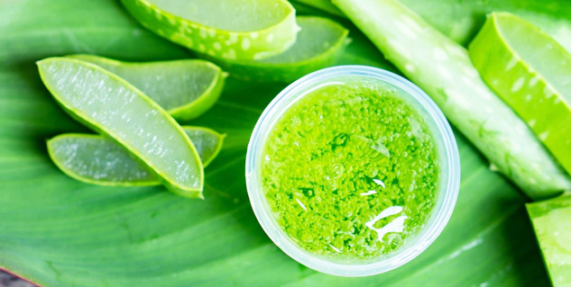 aloevera for dry legs