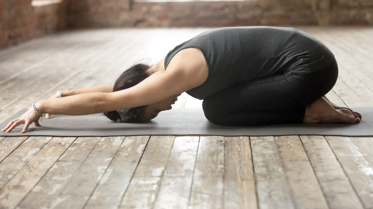 child pose